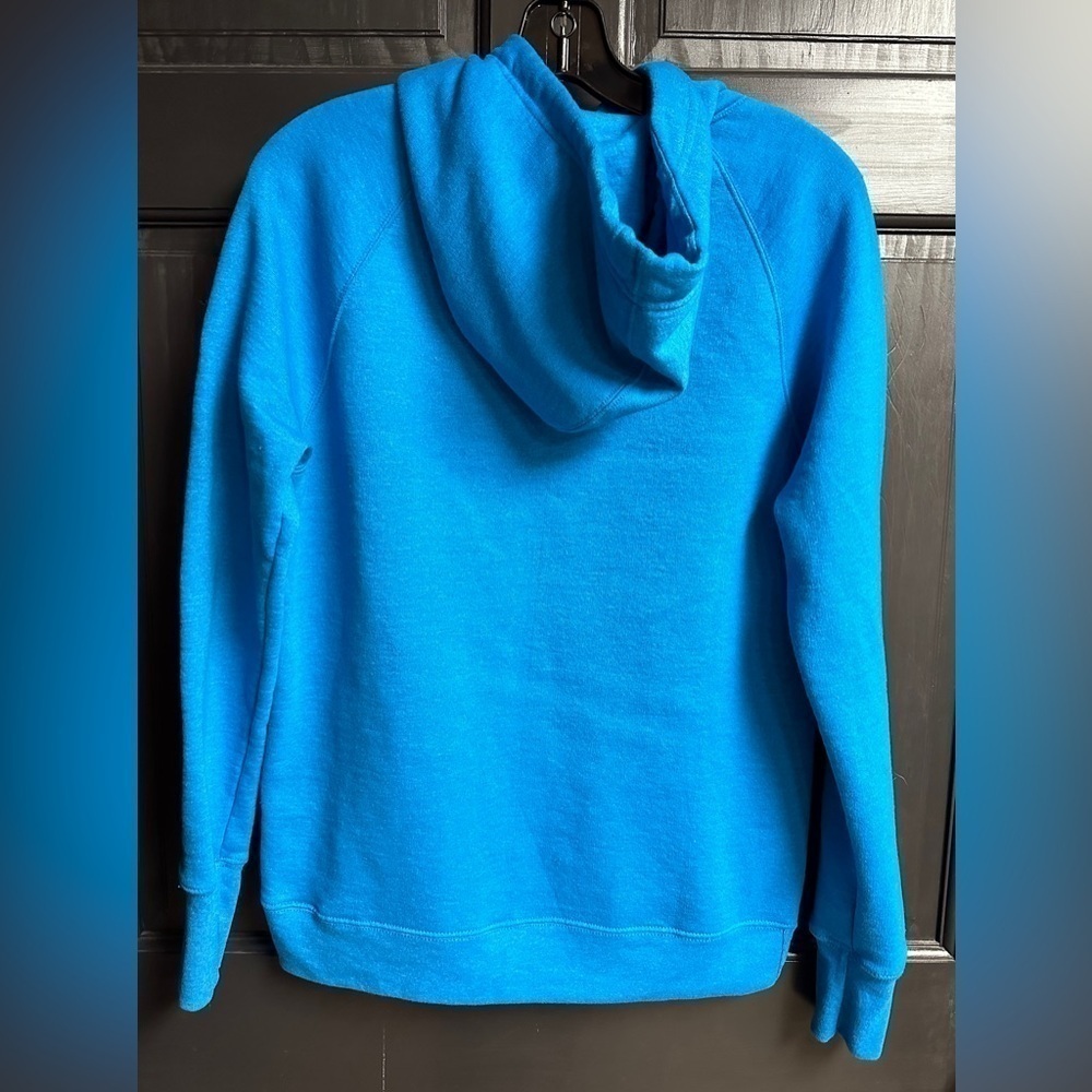 Champion Fleece Hoodie Bright Blue Women’s Size Large - Picture 2 of 10